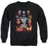 JUSTICE LEAGUE MOVIE/SAVE THE WORLD POSTER - ADULT CREWNECK SWEATSHIRT - BLACK