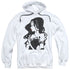 JUSTICE LEAGUE MOVIE/PROFILE - ADULT PULLOVER HOODIE - WHITE