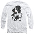 JUSTICE LEAGUE MOVIE/PROFILE -  L/S ADULT 18/1  - WHITE