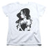 JUSTICE LEAGUE MOVIE/PROFILE - S/S WOMENS TEE - WHITE