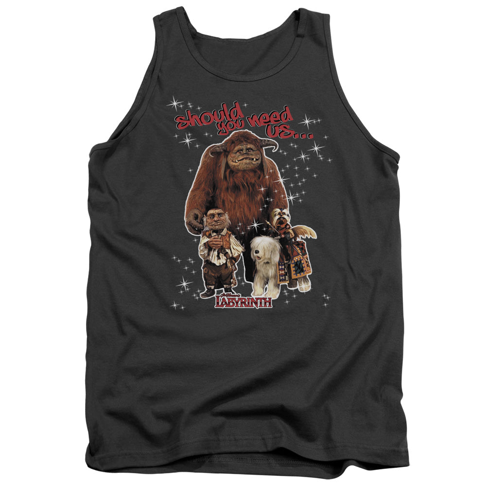 LABYRINTH/SHOULD YOU NEED US - ADULT TANK - CHARCOAL