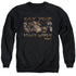 LABYRINTH/SAY YOUR RIGHT WORDS - ADULT CREWNECK SWEATSHIRT - BLACK