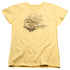 LABYRINTH/SHE BITES - S/S WOMENS TEE - BANANA