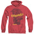 LABYRINTH/LUDO FRIEND - ADULT HEATHER HOODIE - RED
