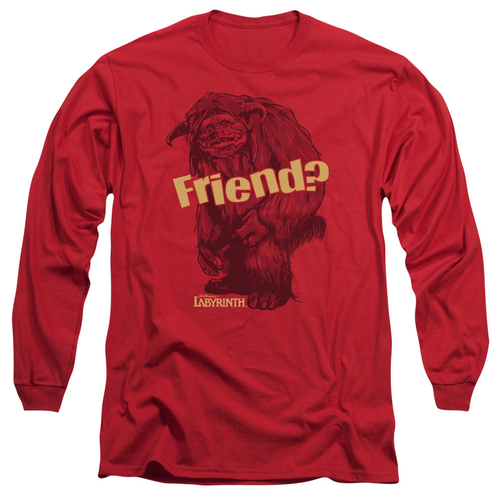 LABYRINTH/LUDO FRIEND - L/S ADULT 18/1 - RED