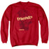 LABYRINTH/LUDO FRIEND - ADULT CREWNECK SWEATSHIRT - RED