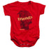 LABYRINTH/LUDO FRIEND - INFANT SNAPSUIT - RED