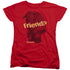 LABYRINTH/LUDO FRIEND - S/S WOMENS TEE - RED