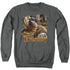 LABYRINTH/SIR DIDYMUS - ADULT CREWNECK SWEATSHIRT - CHARCOAL