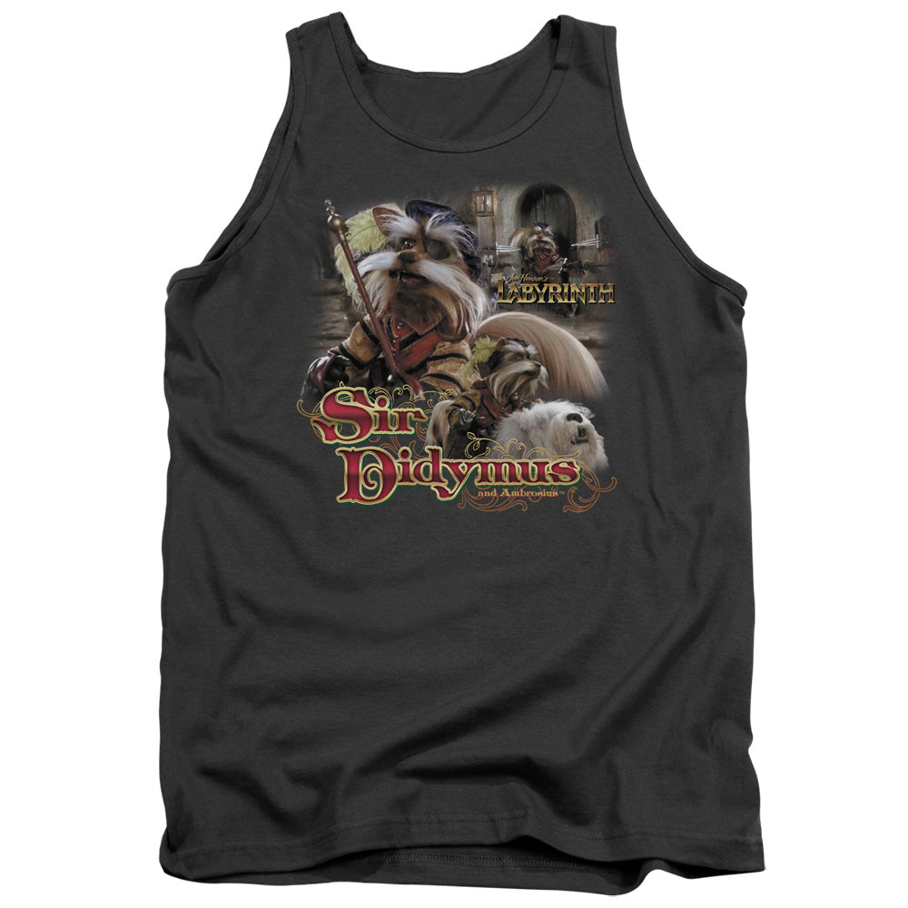 LABYRINTH/SIR DIDYMUS - ADULT TANK - CHARCOAL