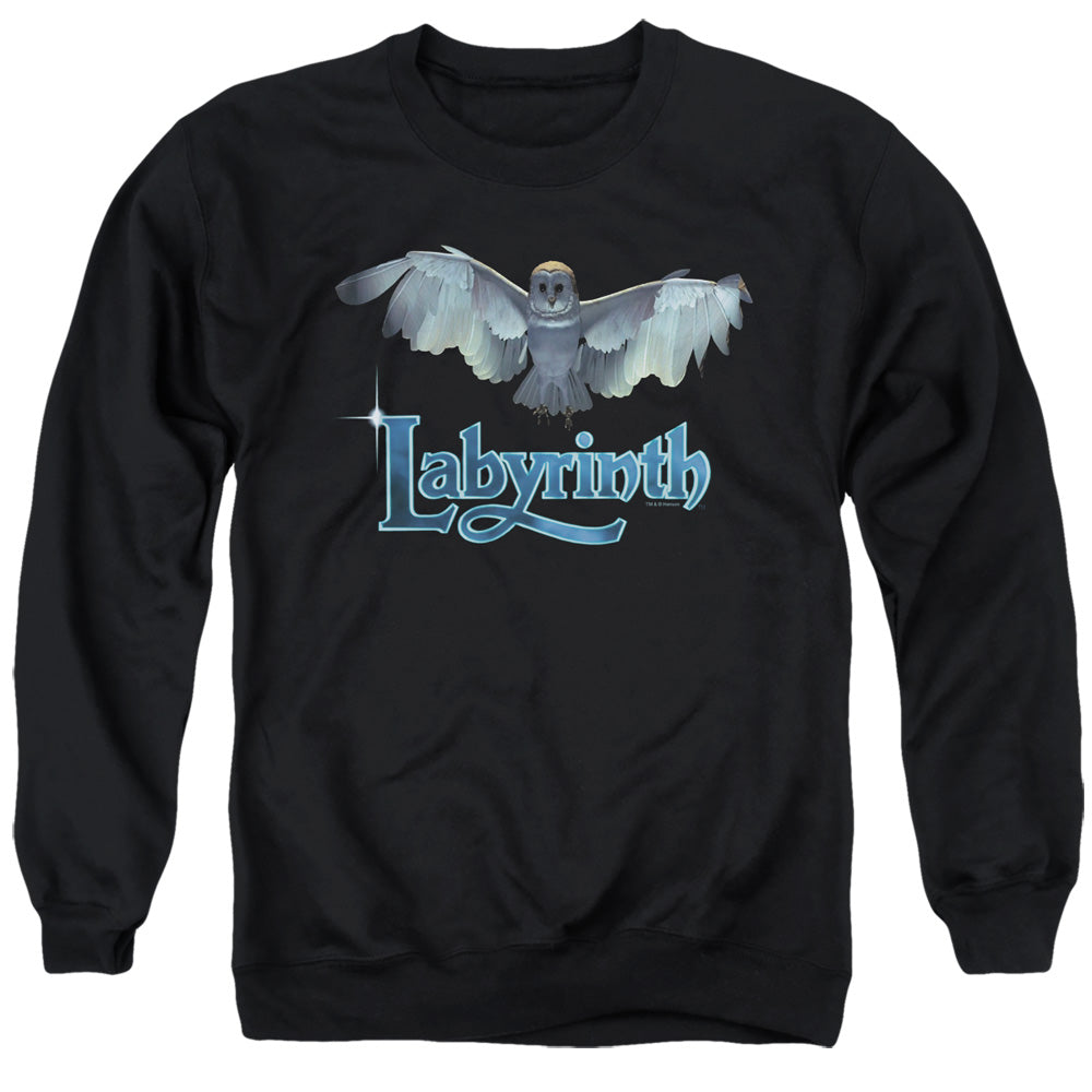 LABYRINTH/TITLE SEQUENCE - ADULT CREWNECK SWEATSHIRT - BLACK