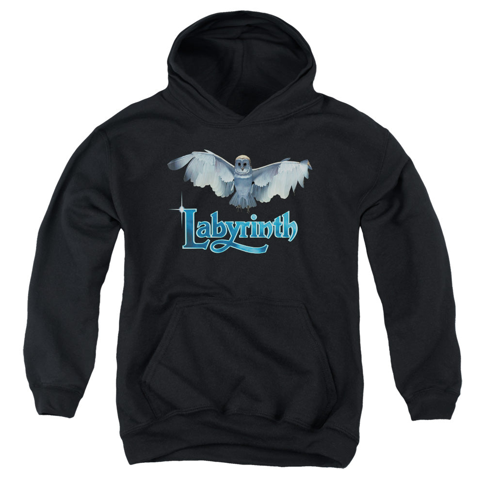 LABYRINTH/TITLE SEQUENCE - YOUTH PULLOVER HOODIE - BLACK