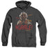 LABYRINTH/HOGGLE - ADULT HEATHER HOODIE - BLACK