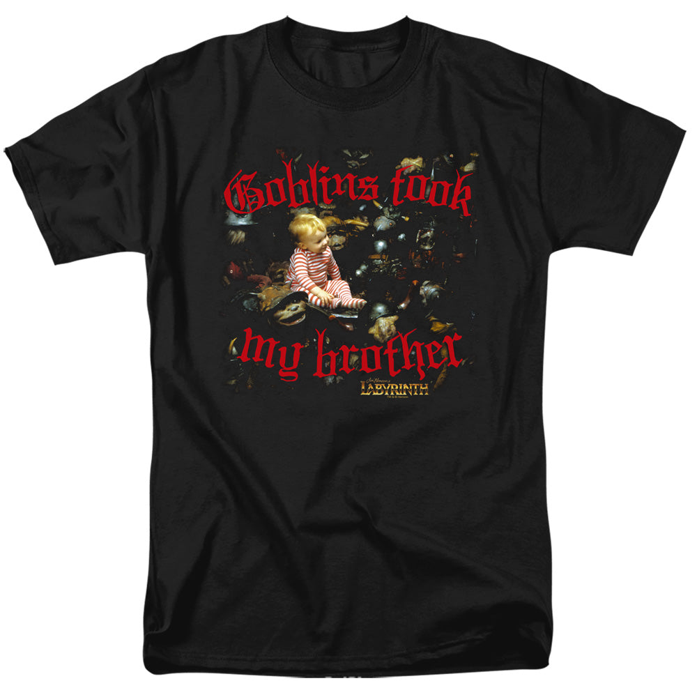 LABYRINTH/GOBLINS TOOK MY BROTHER - S/S ADULT 18/1 - BLACK
