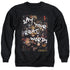 LABYRINTH/RIGHT WORDS - ADULT CREWNECK SWEATSHIRT - BLACK