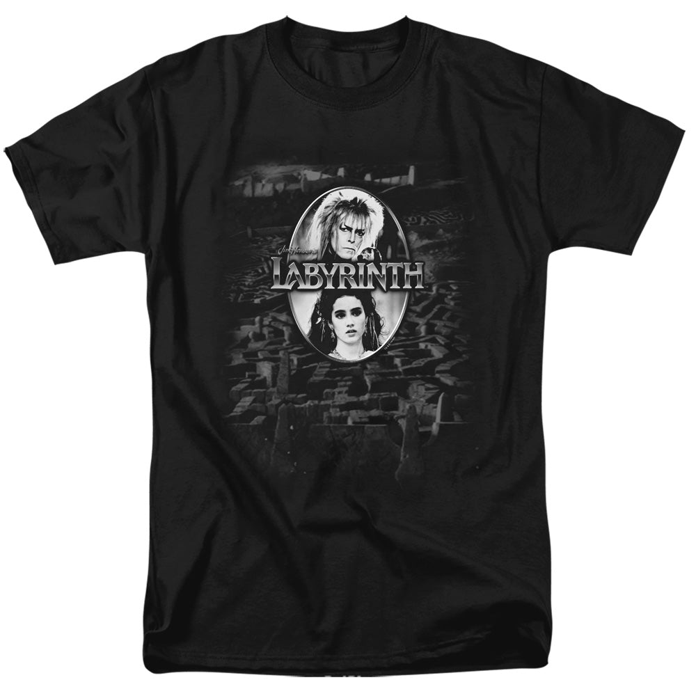 LABYRINTH/MAZE - S/S ADULT 18/1 - BLACK
