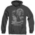 LABYRINTH/ANNIVERSARY - ADULT HEATHER HOODIE - BLACK