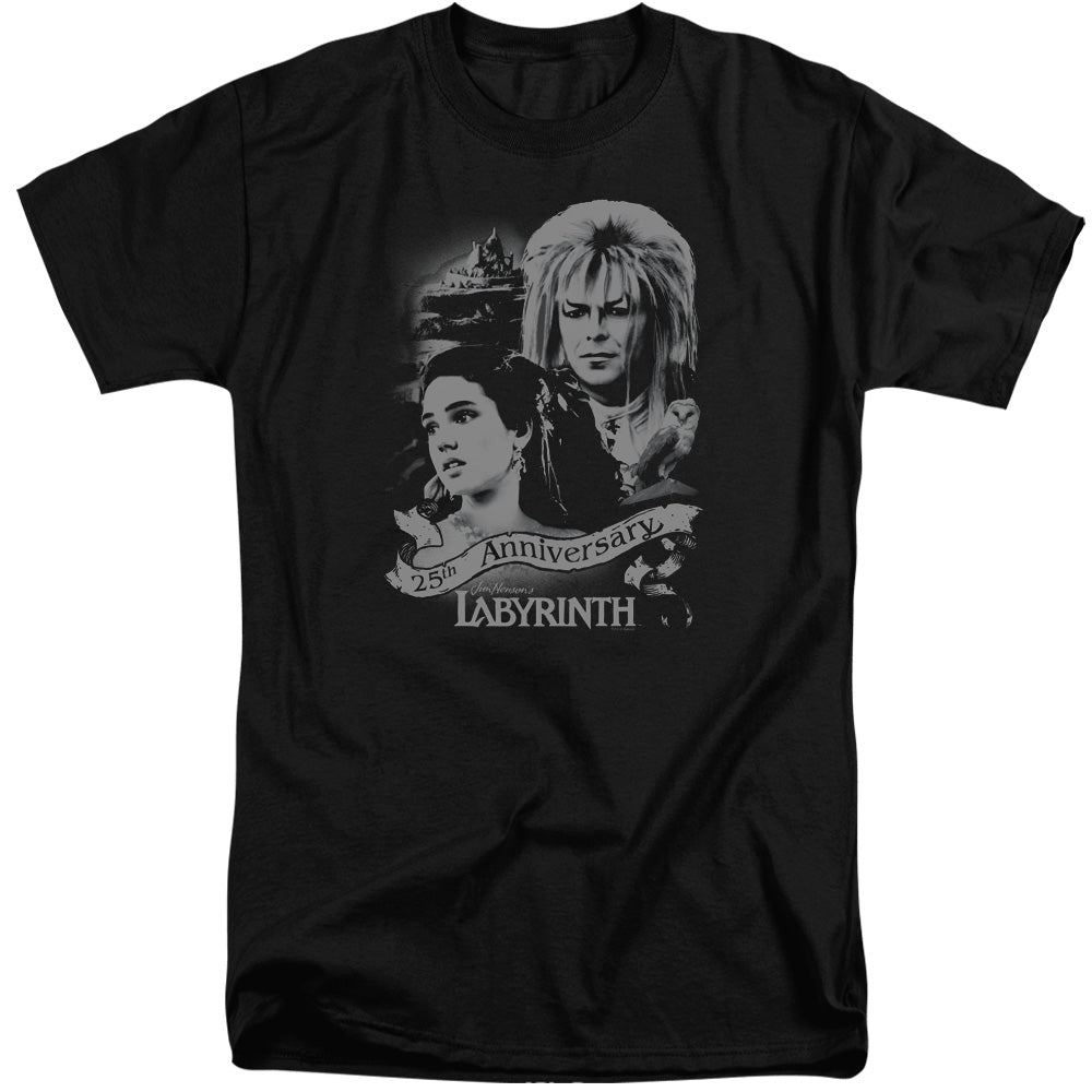 LABYRINTH/ANNIVERSARY - S/S ADULT TALL 18/1 - BLACK
