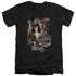 LABYRINTH/25 YEARS OF MAGIC - S/S ADULT V-NECK 30/1 - BLACK