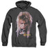 LABYRINTH/GOBLIN KING - ADULT HEATHER HOODIE - BLACK