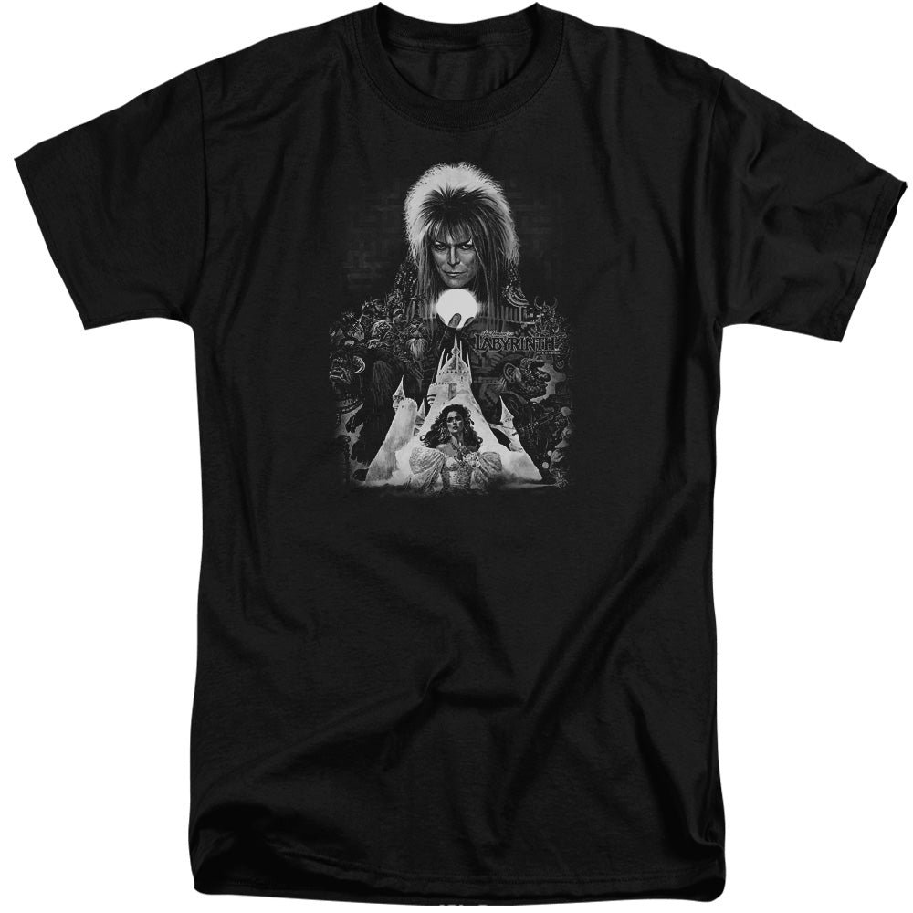 LABYRINTH/CASTLE - S/S ADULT TALL 18/1 - BLACK