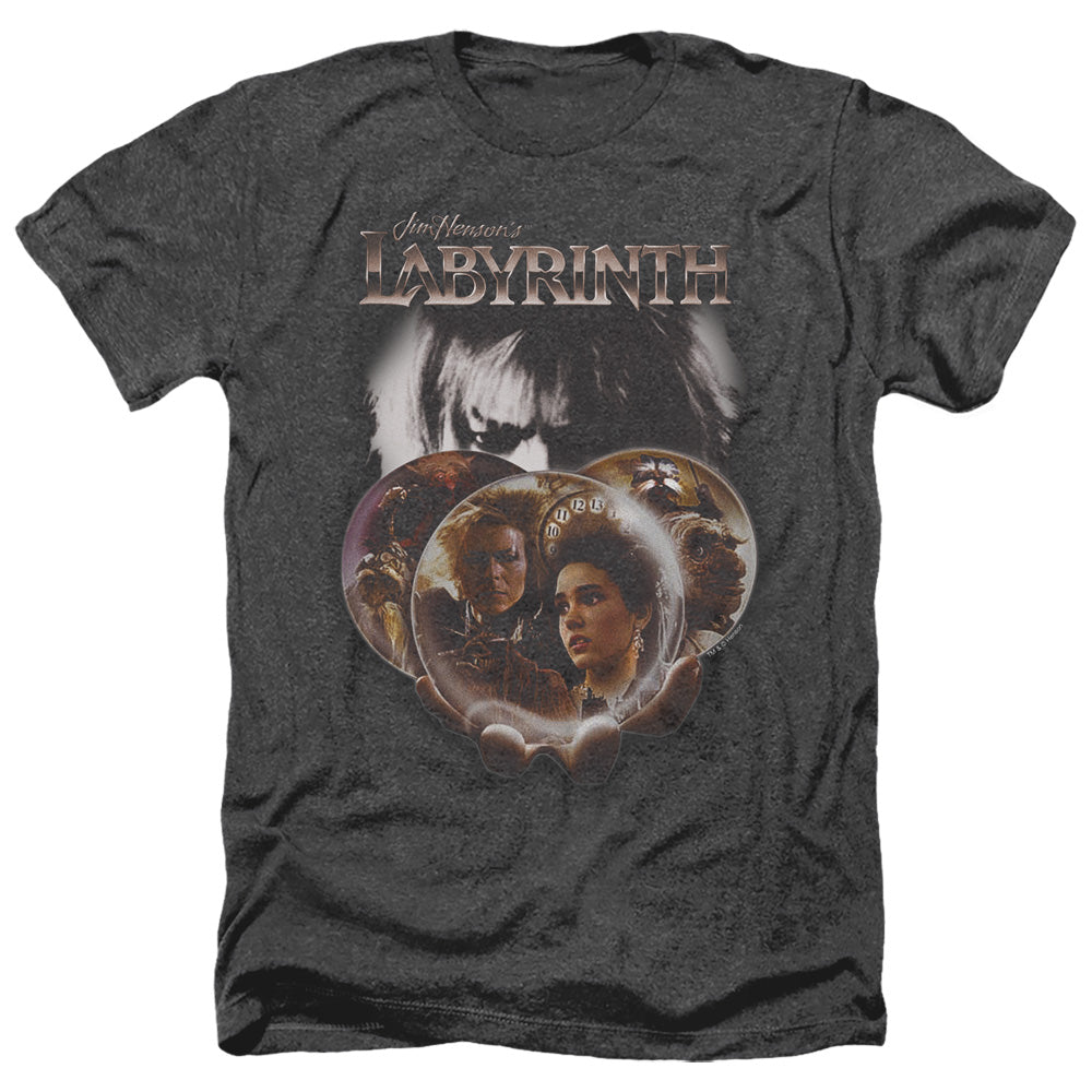LABYRINTH/GLOBES - ADULT HEATHER - BLACK