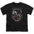 LABYRINTH/GLOBES - S/S YOUTH 18/1 - BLACK
