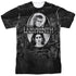LABYRINTH/MAZE (FRONT/BACK PRINT) - S/S ADULT POLY CREW - MULTI