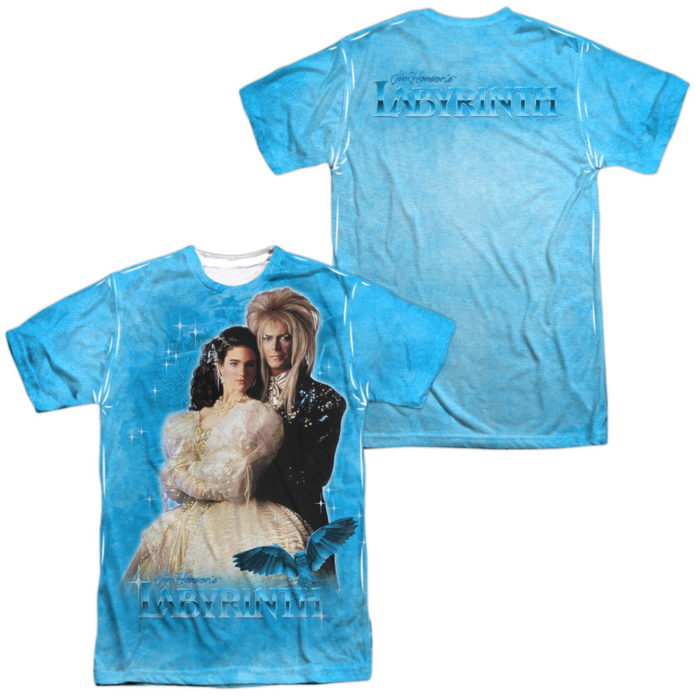 LABYRINTH/A DREAM (FRONT/BACK PRINT) - S/S ADULT POLY CREW - MULTI