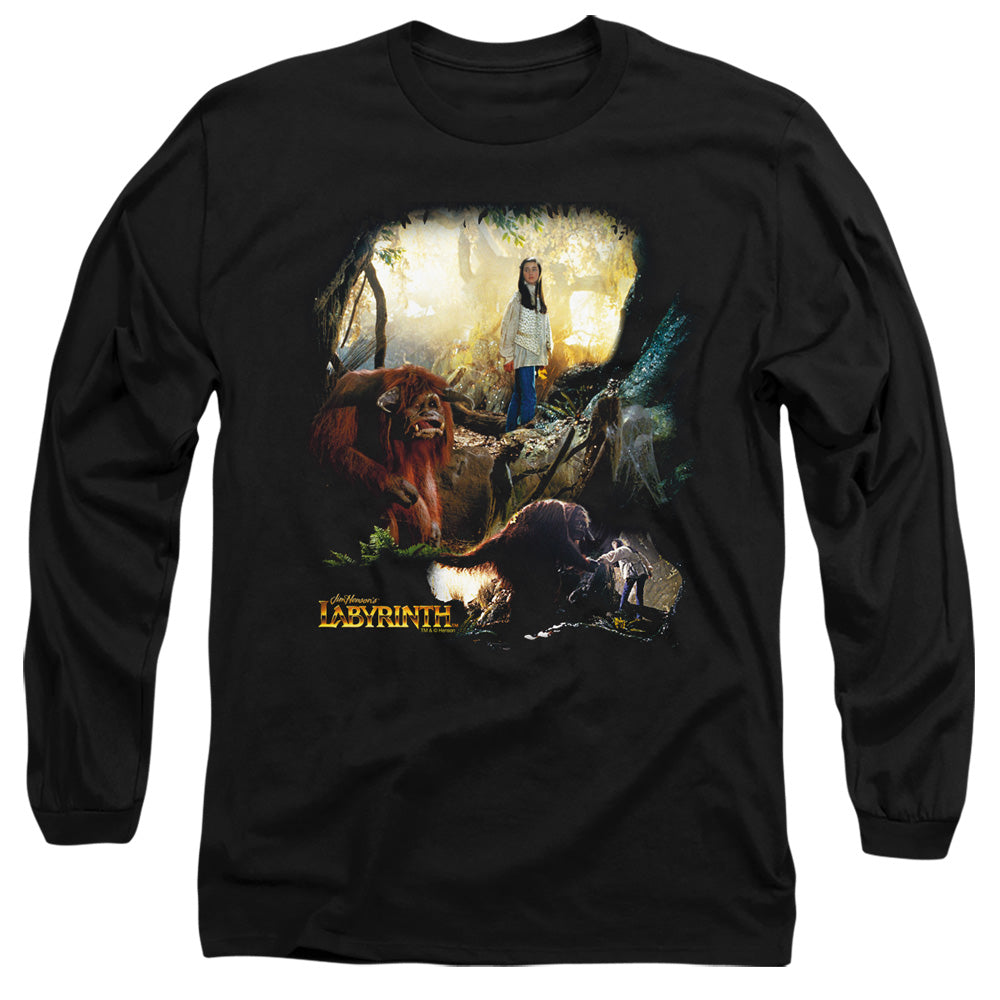 LABYRINTH/SARAH & LUDO -  L/S ADULT 18/1  - BLACK