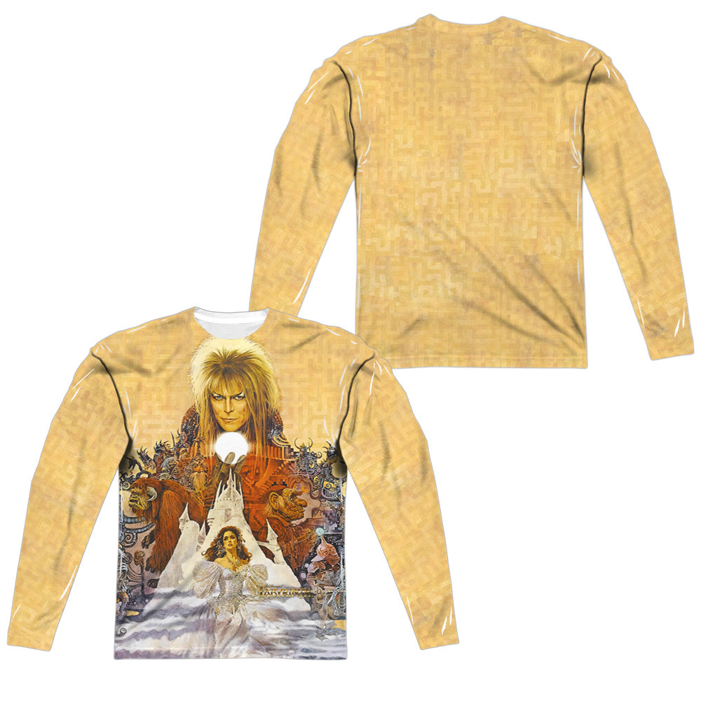 LABYRINTH/COVER ART (FRONT/BACK PRINT) - L/S ADULT POLY CREW  - MULTI