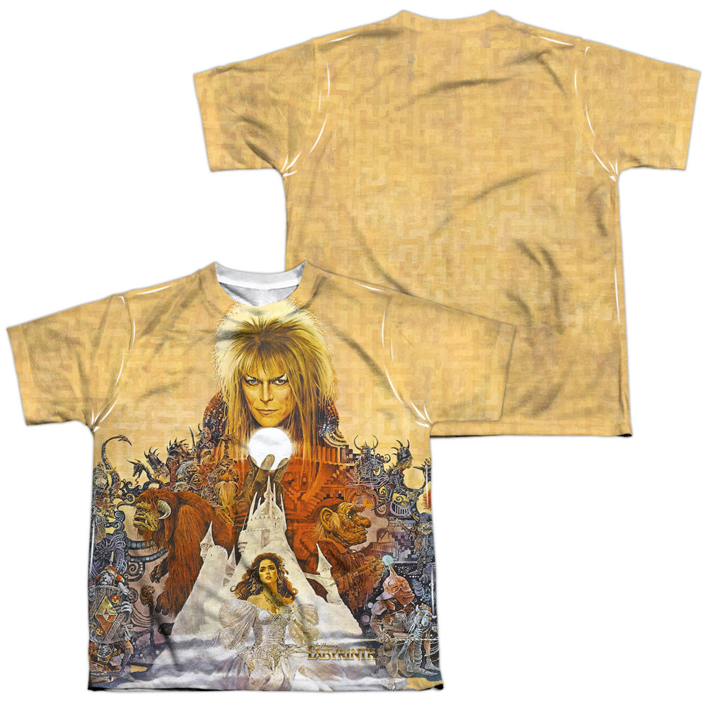 LABYRINTH/COVER ART (FRONT/BACK PRINT) - S/S YOUTH POLY CREW - MULTI