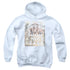 LABYRINTH/NICE BEAST - YOUTH PULLOVER HOODIE - WHITE