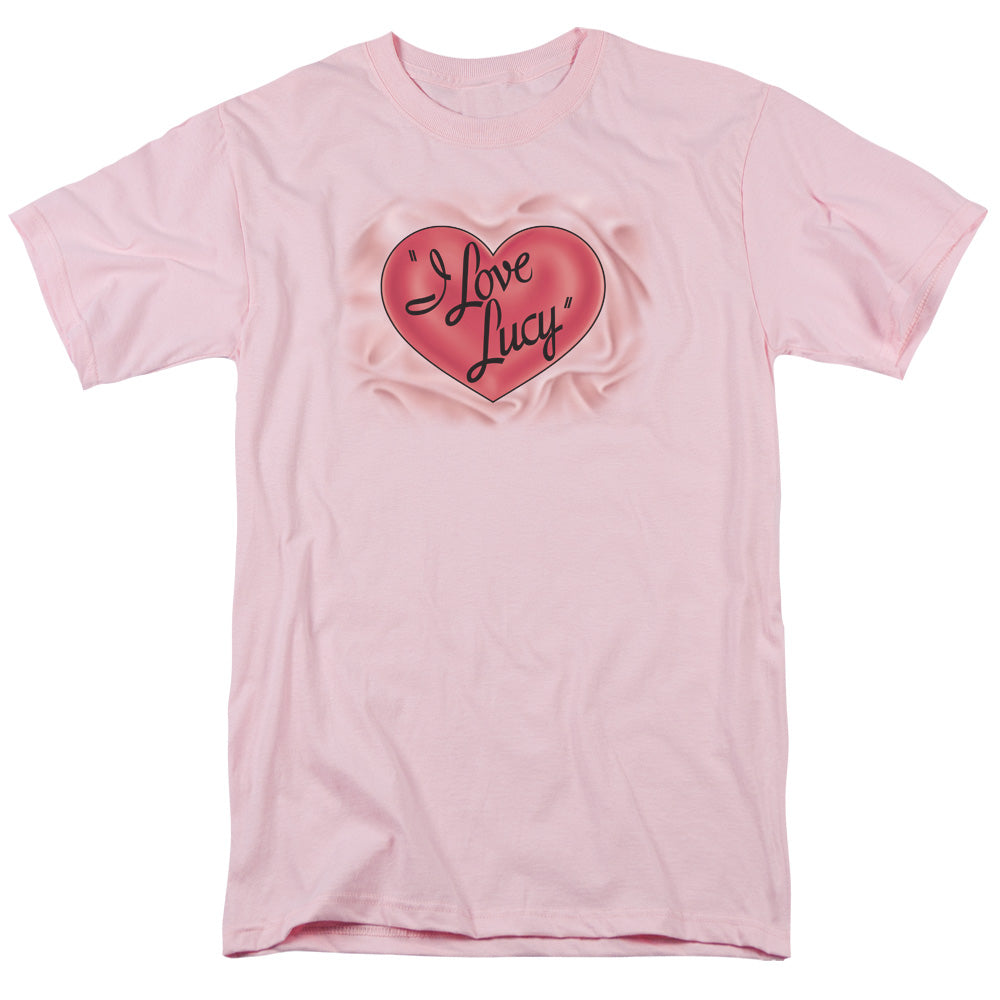 I LOVE LUCY/CLASSIC LOGO - S/S ADULT 18/1 - PINK