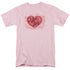 I LOVE LUCY/CLASSIC LOGO - S/S ADULT 18/1 - PINK