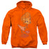 I LOVE LUCY/VINTAGE DOLL - ADULT PULLOVER HOODIE - ORANGE