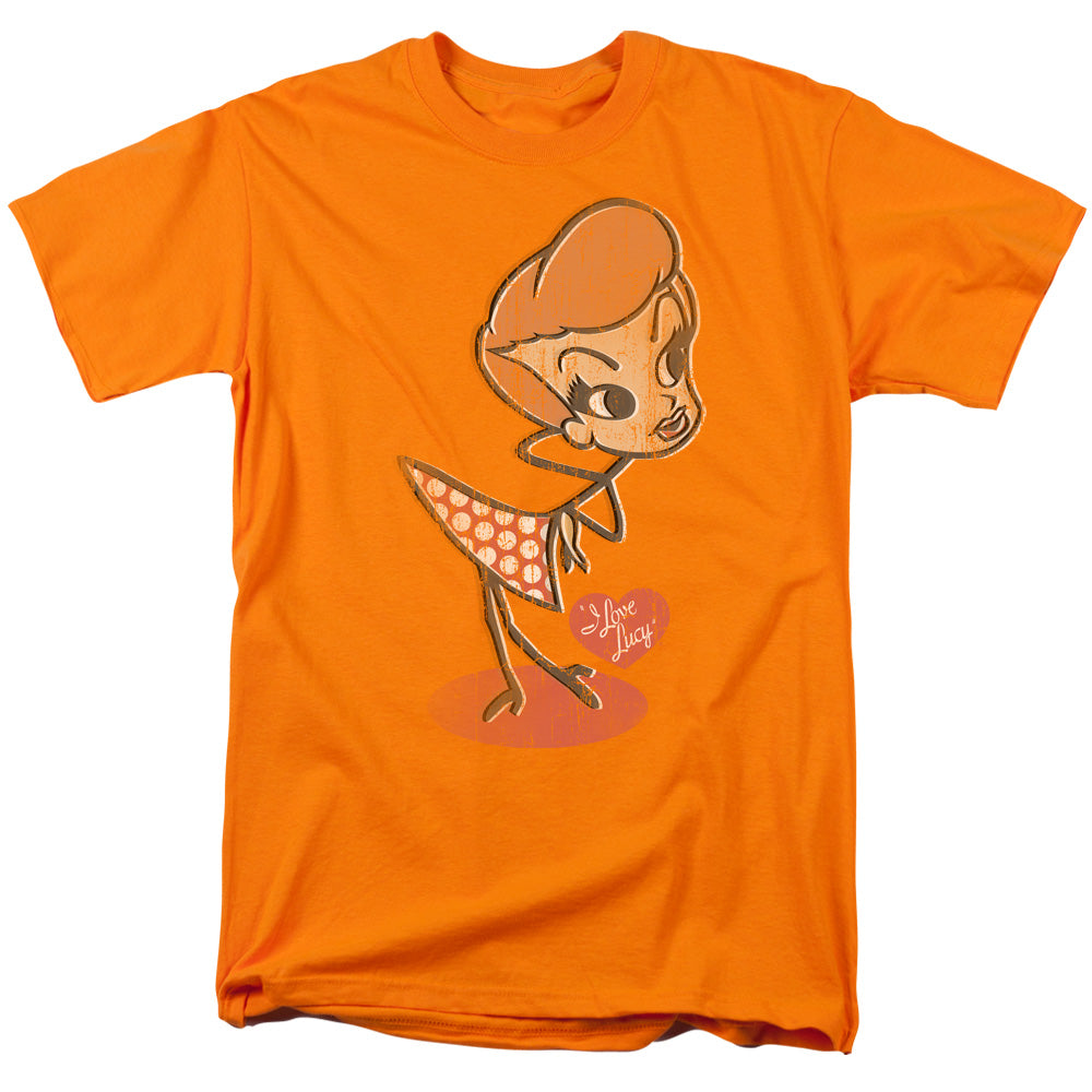 I LOVE LUCY/VINTAGE DOLL - S/S ADULT 18/1 - ORANGE