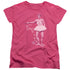 I LOVE LUCY/LIFES A BIG DANCE - S/S WOMENS TEE - HOT PINK