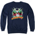 I LOVE LUCY/IN ANOTHER WORLD - ADULT CREWNECK SWEATSHIRT - NAVY