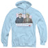 I LOVE LUCY/FRIENDS FOREVER - ADULT PULLOVER HOODIE - LIGHT BLUE