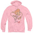 I LOVE LUCY/FUN GIRL - ADULT PULLOVER HOODIE - PINK