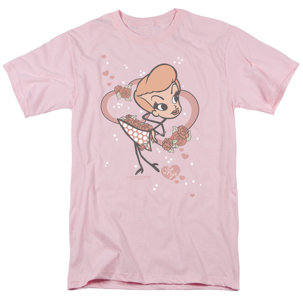 I LOVE LUCY/FUN GIRL - S/S ADULT 18/1 - PINK