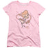 I LOVE LUCY/FUN GIRL - S/S WOMENS TEE - PINK