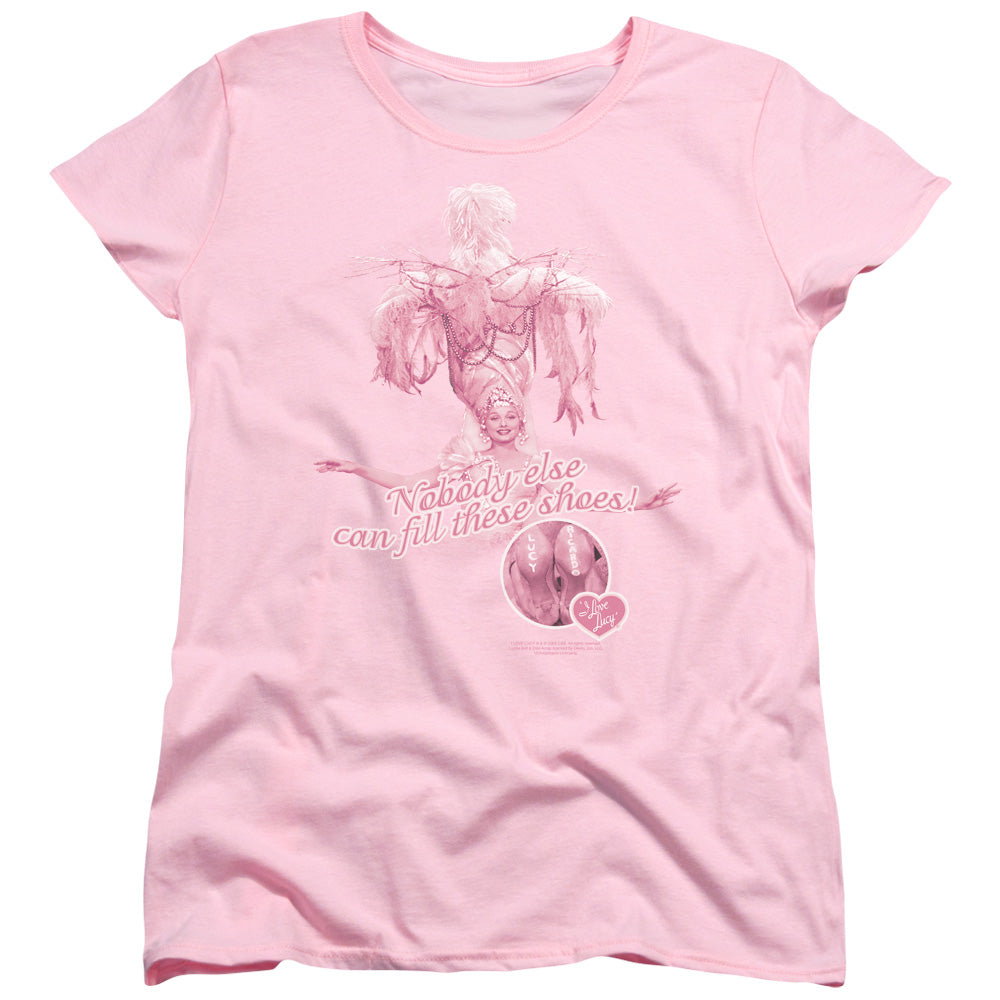 I LOVE LUCY/NOBODY ELSE - S/S WOMENS TEE - PINK