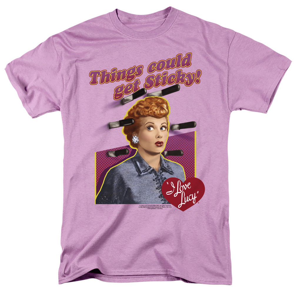 I LOVE LUCY/THINGS COULD GET STICKY - S/S ADULT 18/1 - LAVENDER