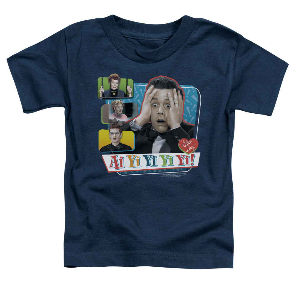 I LOVE LUCY/AI YI YI YI YI - S/S TODDLER TEE - NAVY