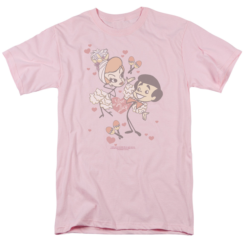 I LOVE LUCY/RUMBA DANCE - S/S ADULT 18/1 - PINK