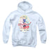 I LOVE LUCY/DREAMY! - YOUTH PULLOVER HOODIE - WHITE