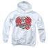 I LOVE LUCY/FUNNY AND FABULOUS - YOUTH PULLOVER HOODIE - WHITE