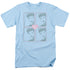 I LOVE LUCY/LUCY SQUARED - S/S ADULT 18/1 - LIGHT BLUE